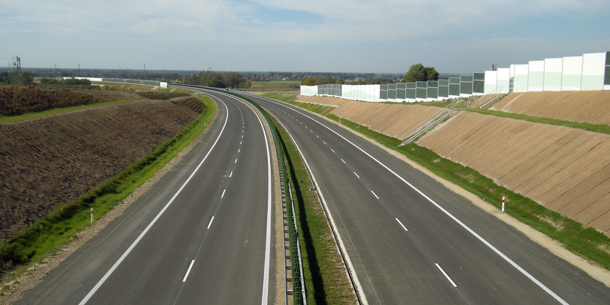 autostrada z Krakowa do Tarnowa