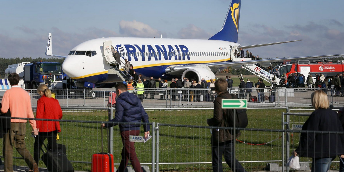 Ryanair (zdjęcie ilustracyjne)