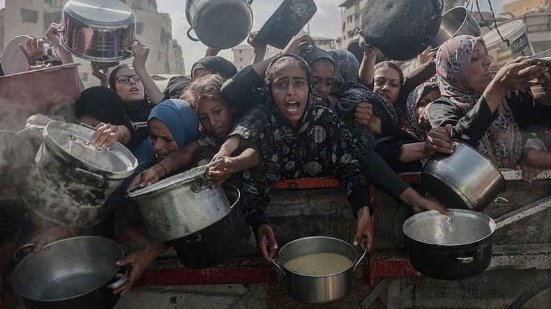 Izrael negira da stanovnicima Gaze preti gladovanje | Foto: Abdalhkem Abu Riash/Anadolu via Getty Images