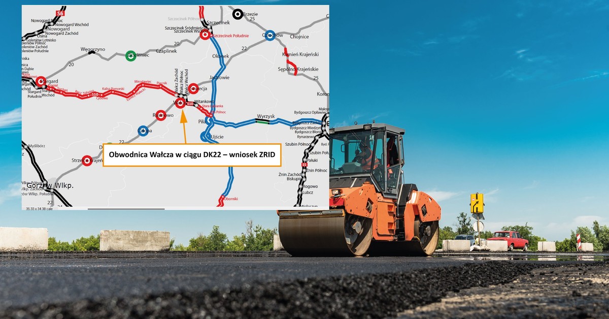 Kolejna obwodnica w Zachodniopomorskiem. Złożono istotny wniosek [MAPA]