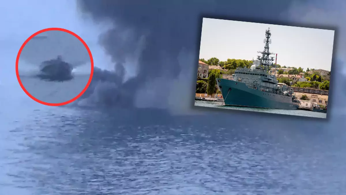Rosjanie z ostrzelania trzech "łódek" próbują robić sukces (fot. mat. pras.)