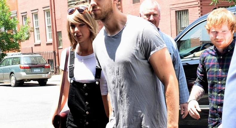 Taylor Swift and Calvin Harris