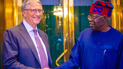 Bill Gates and President Bola Ahmed Tinubu. [TheNation]
