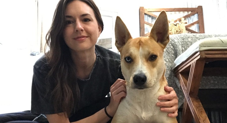 The author and her dog Ziggy.Alison Datko