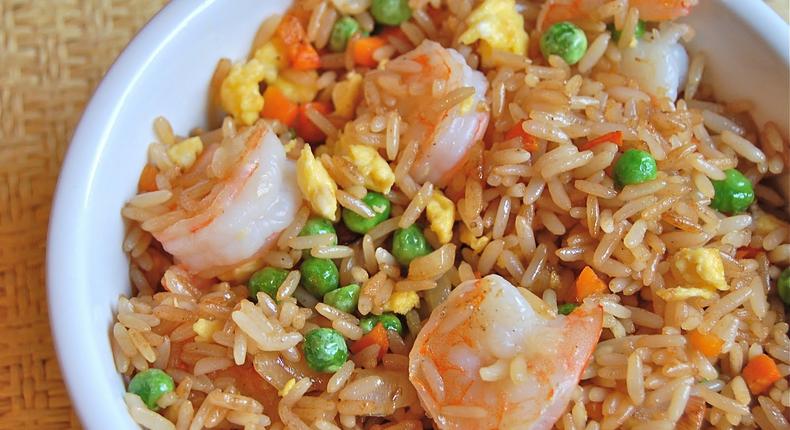 Shrimp fried rice