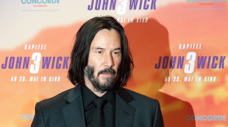 Keanu Reeves kanadai színész a John Wick: Chapter 3 – Parabellum című filmjének bemutatója alkalmából tartott fotózáson Berlinben 2019. május 6-án / Fotó: MTI/EPA/Hayoung Jeon