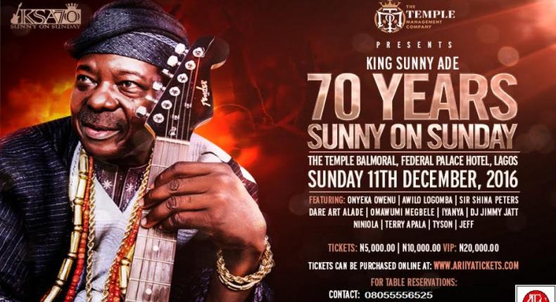 King Sunny Ade In Concert