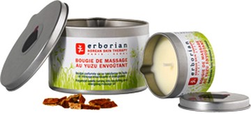 Yuzu masszázs gyertya ERBORIAN- Marionnaud parfüméria 2990 Ft/35 g-20%-kal olcsóbban a GLAMOUR-napokon: 2390 FtMit szólnál egy gyertyához, amit később energizáló olajként is felhasználhatsz? Gyújtsd meg a kanócot, és várd meg, amíg a masszázsolaj folyóssá válik. Ha már nem forró, masszírozd a bőrödbe. Mi az a yuzu? Isteni, frissítő ázsiai citrom.