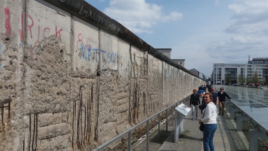 Mur berliński w Berlinie