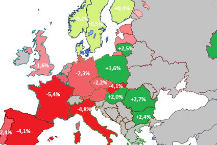 Recesja w Niemczech stała się faktem. Polska wśród niewielu zielonych wysp świata