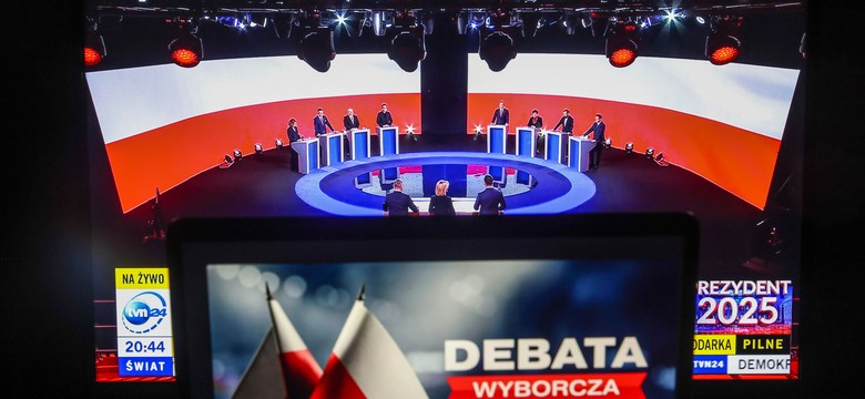 Debata prezydencka na żywo 12.05.2025. Transmisja w TV i online. O której godzinie? Gdzie oglądać?