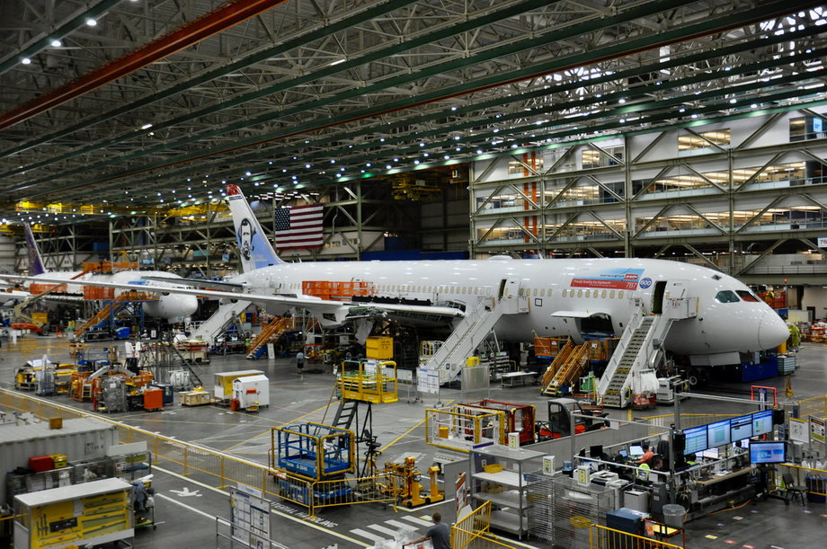Fabrykę Boeinga 787 Dreamliner w Everett każdego miesiąca opuszcza 7 nowych samolotów