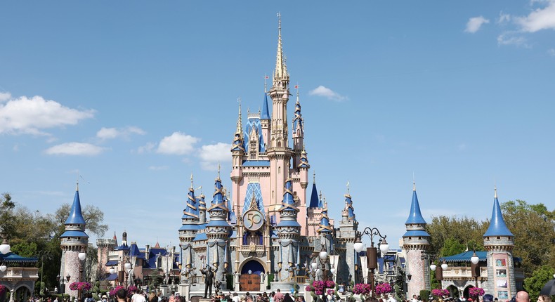 Cinderella's Castle at Walt Disney World in Florida.Arturo Holmes/Getty Images for Disney Dreamers Academy