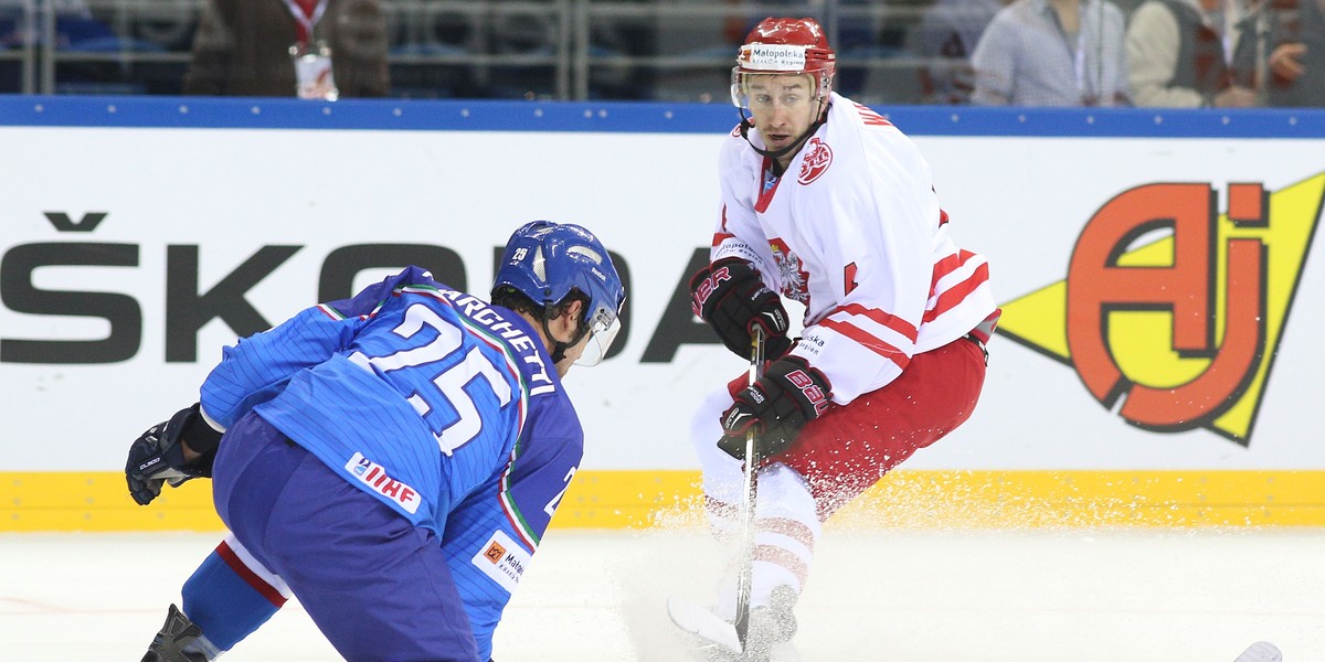 Hokejowa mistrzostwa świata 1A: Polska - Włochy 1:2