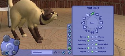 Screen z gry The Sims 2: Zwierzaki