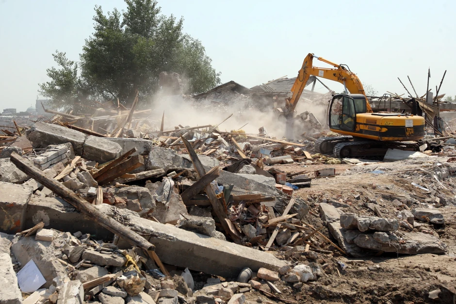 Rušenje 233 zgrade na Savskoj promenadi Foto: M.Metlaš