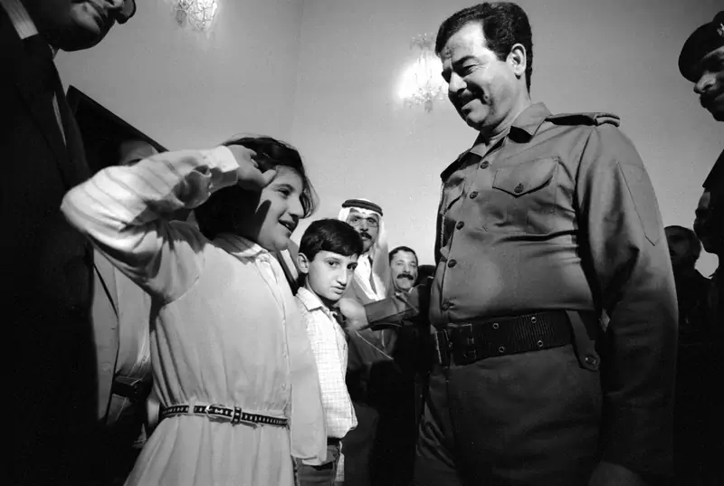 Saddam Husajn w 1983 r. 