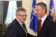 Bronisław Komorowski NATO JENS STOLTENBERG WIZYTA