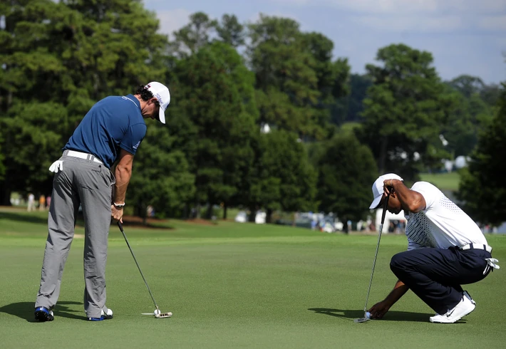 Rory McIlroy i Tiger Woods