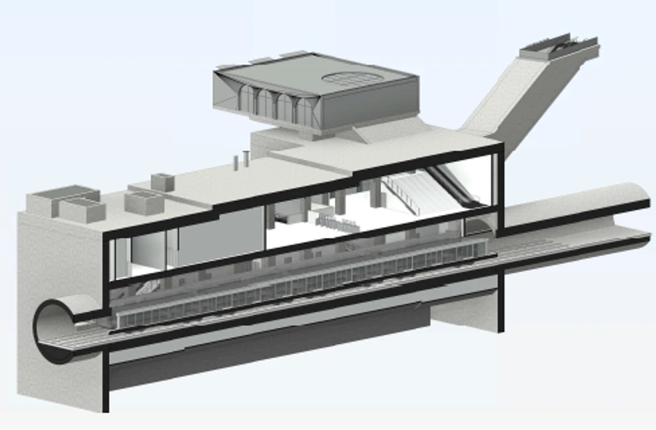 Metro stanica Skadarlija i predlog rekonstrukcije pijace Bajloni