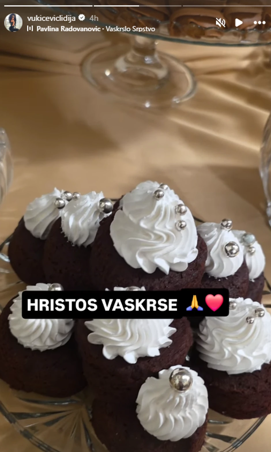 Lidija pokazala trpezu za Uskrs