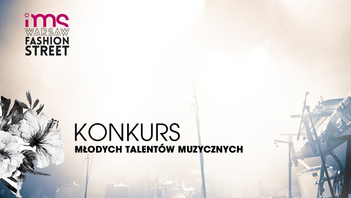 Rusza konkurs młodych talentów muzycznych ,,IMS Warsaw Fashion Street”. Organizatorzy poszukują najciekawszych zespołów z preferowanych gatunków: electro, synthpop, house, jazz/nu jazz oraz funk/soul. Spośród zgłoszeń wybranych zostanie czterech artystów, którzy wystąpią 26 czerwca podczas Warsaw Fashion Street.