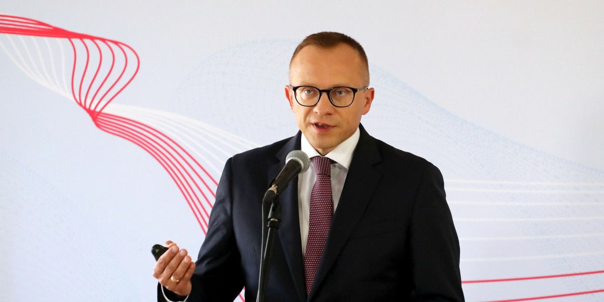 Wiceminister finansów Artur Soboń