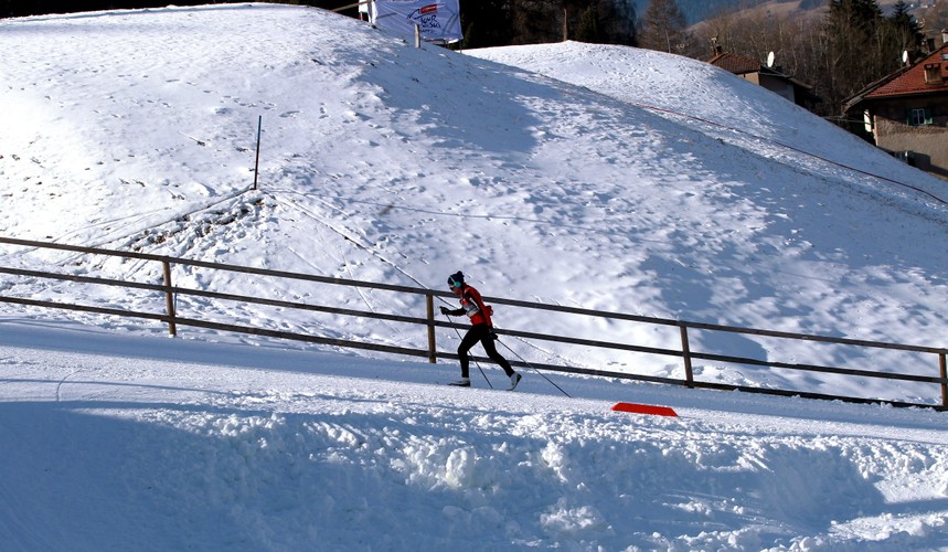 Justyna Kowalczyk podczas treningu we włoskim Val di Fiemme