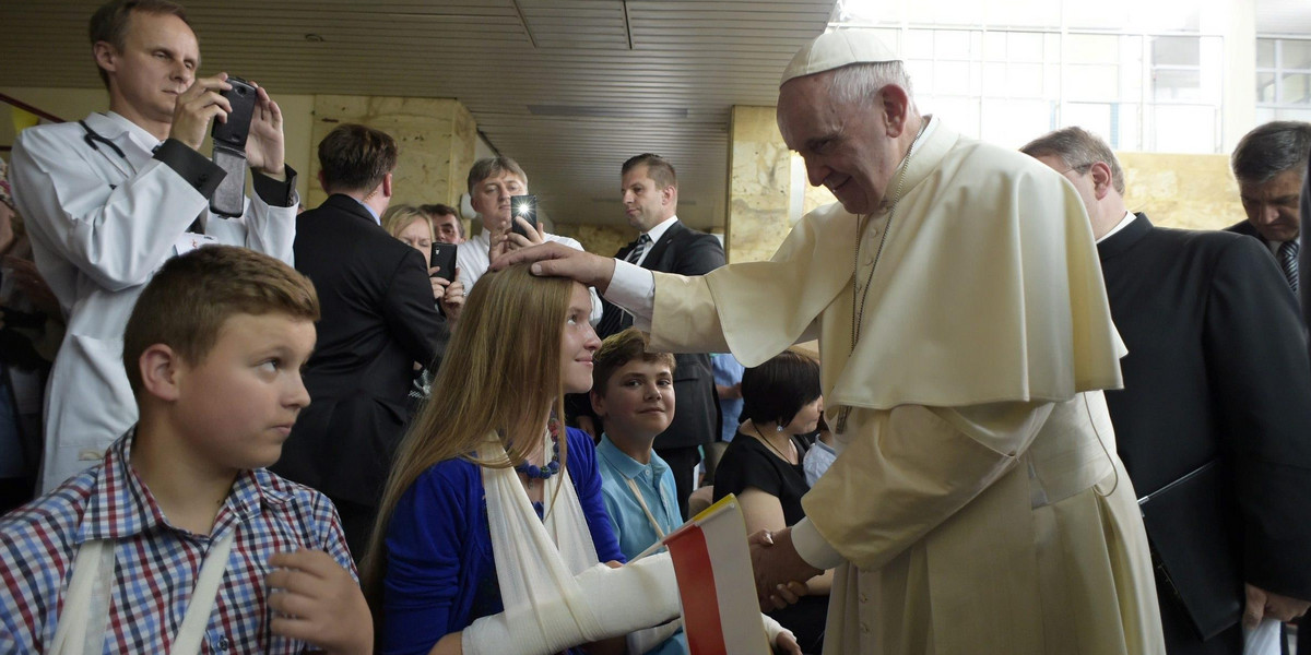 Papież Franciszek w szpitalu w Prokocimiu 