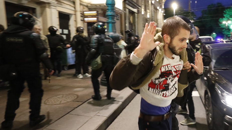 Decyzja Putina o częściowej mobilizacji wywołała protesty w Moskwie
