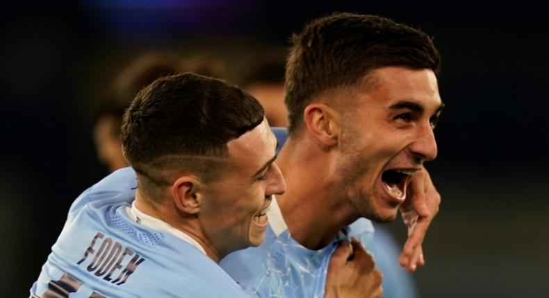 Phil Foden (left) and Ferran Torres (right)combined for Man City's third goal