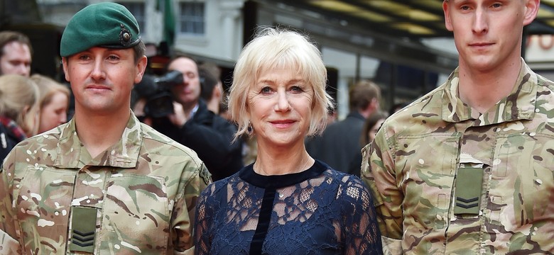 Helen Mirren z mocną obstawą na premierze "Eye in the Sky" w Londynie [ZDJĘCIA]