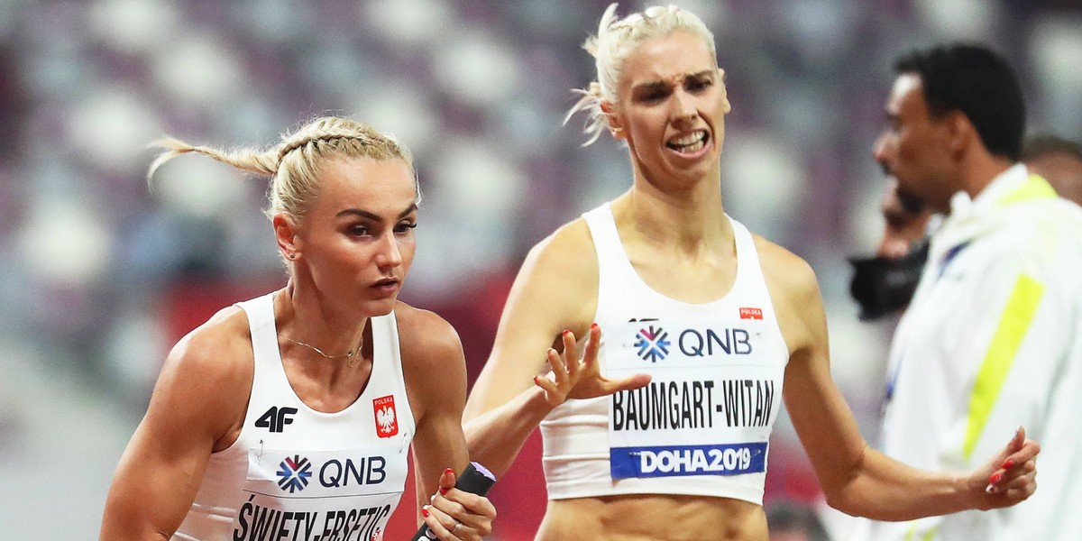 MŚ Doha 2019. Sztafeta 4x400 m kobiet ze srebrnym medalem ...