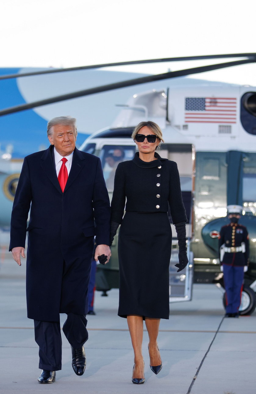 Donald i Melania Trump opuścili Biały Dom