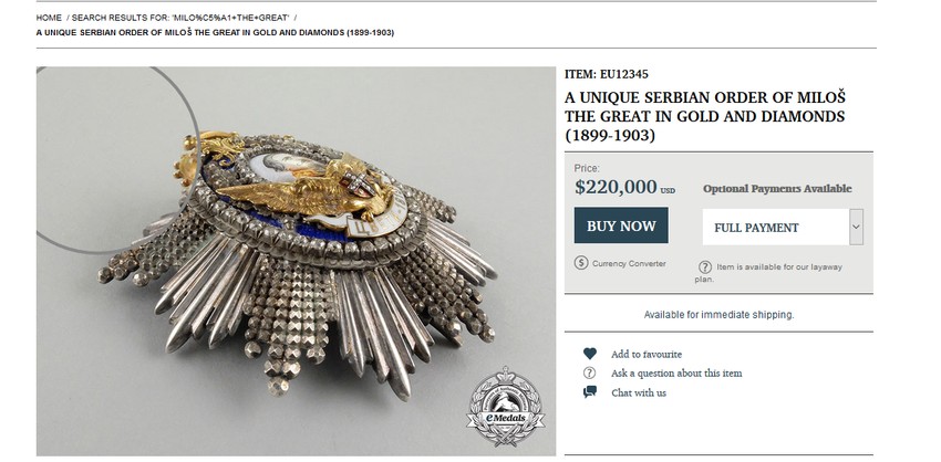 zvezda Miloša Velikog