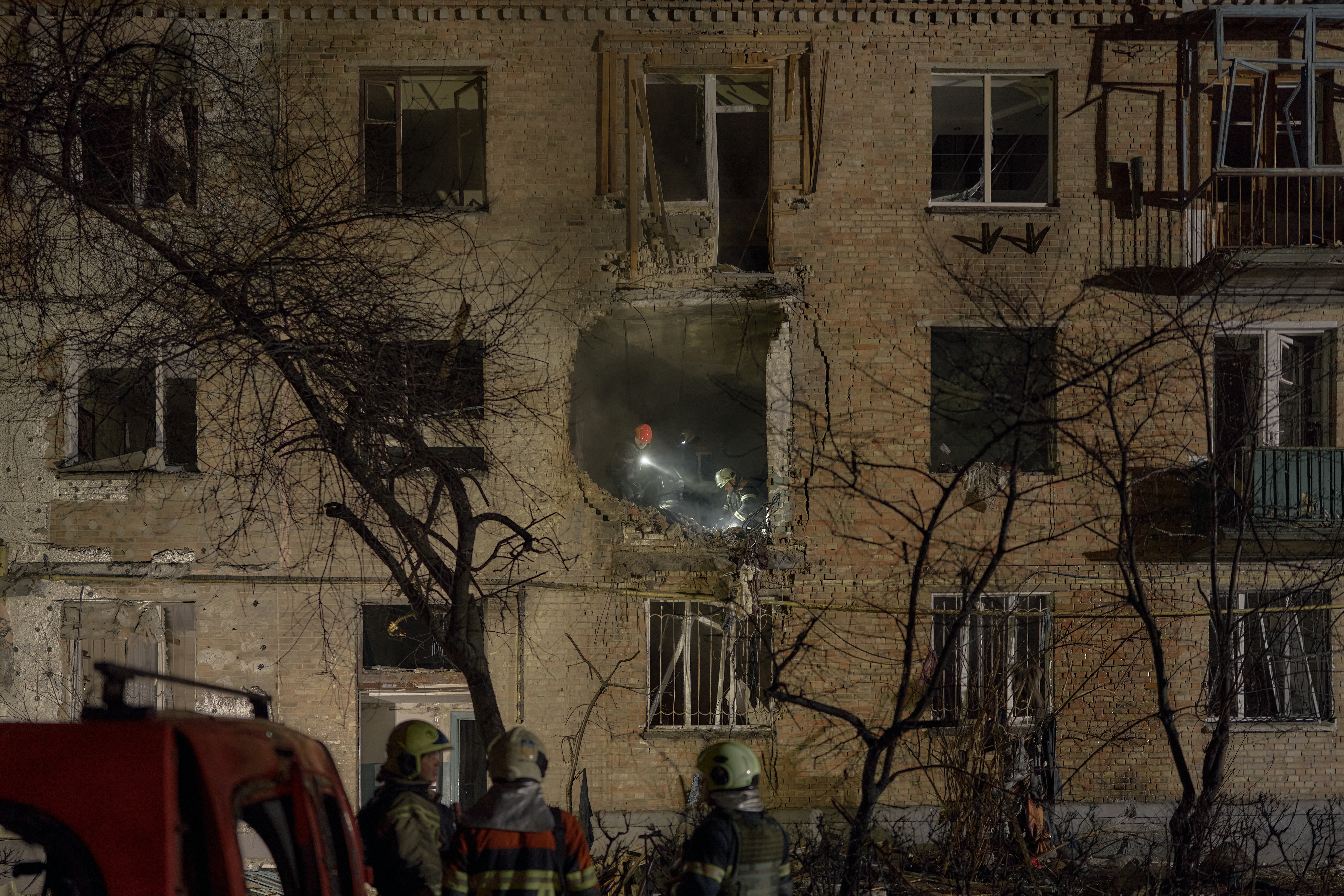 Un raid de drones sur Kiev: un mort, onze blessés dont un enfant