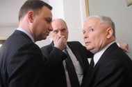 Antoni Macierewicz, Andrzej Duda, Jarosław Kaczyński