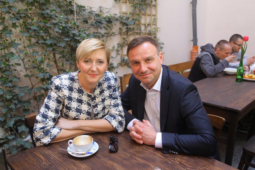 Andrzej Duda z żoną