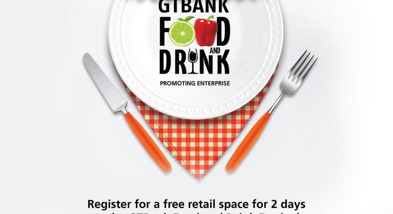 Apply for a free retail stall at the 2019 GTBank Food and Drink Festival