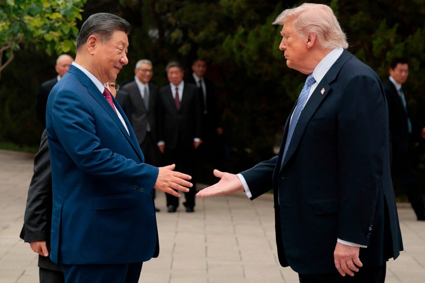 Si Đinping i Donald Tramp u Pekingu 15. maja