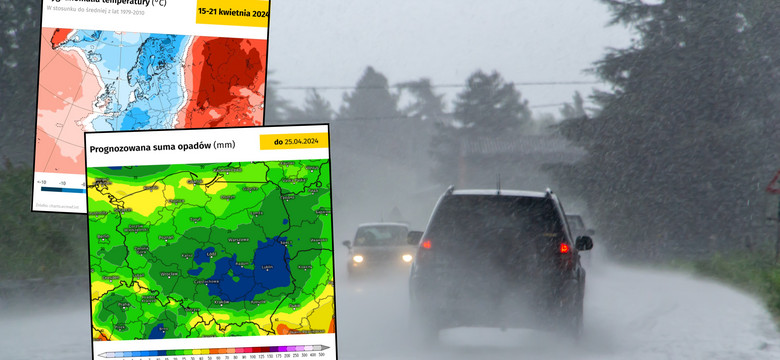 Totalna rewolucja w pogodzie. Polska skąpana w deszczu, śniegu i dużym zimnie