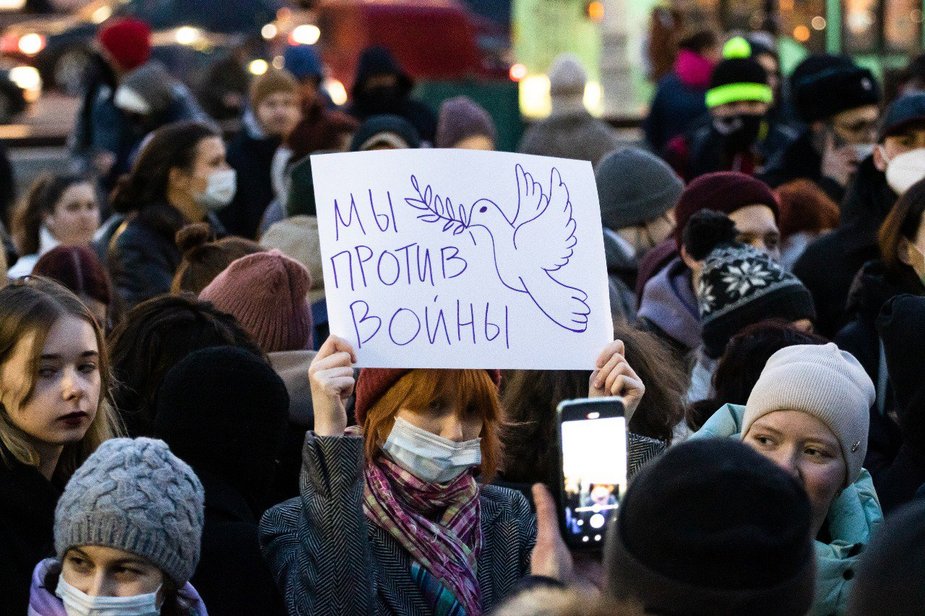 Antikriegsprotest in Kaliningrad / Foto von Юлия Власова