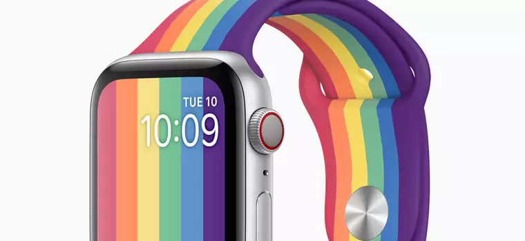 Apple Watch w wydaniu z tęczowymi paskami. To wsparcie dla ruchu LGBTQ