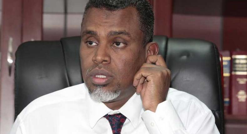 DPP Noordin Haji. DCI officers have arrested Tom Ojienda in relation to alleged corrupt dealings at Mumias Sugar Company