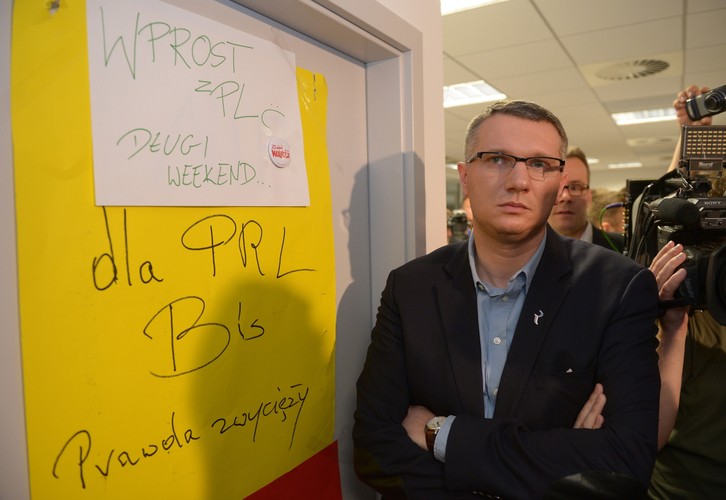 Przemysław Wipler w redakcji 'Wprost'