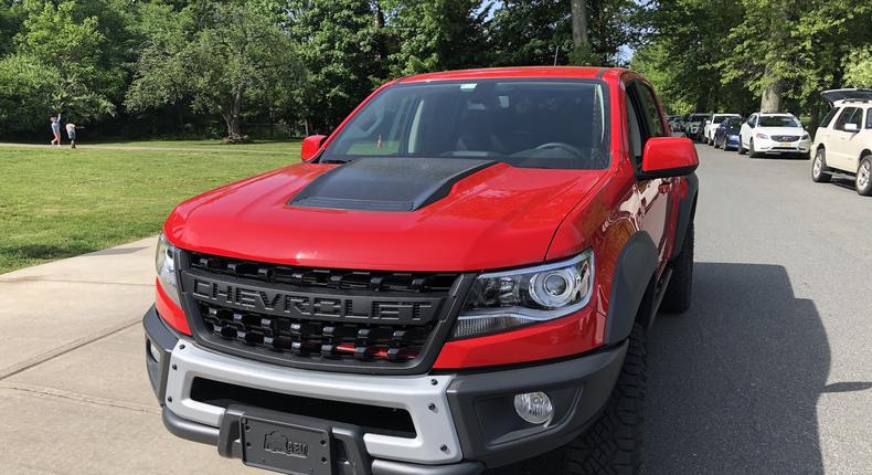 Say hello to the Bison! The 2019 Chevy ZR2 Bison, to be precise. In a Red Hot paint job — truth in advertising, by the way — this test truck stickered at $49,745.