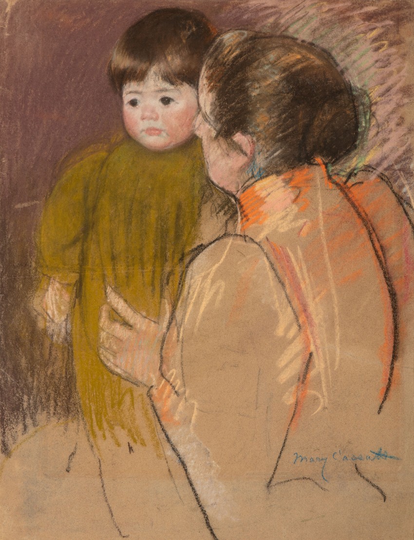 Meri Kasat, Majka i dete I, око 1894
