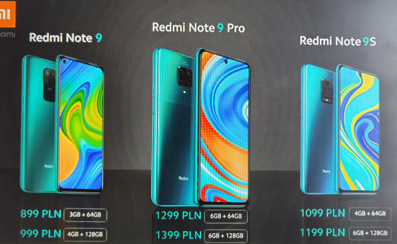 Seria Redmi Note 9