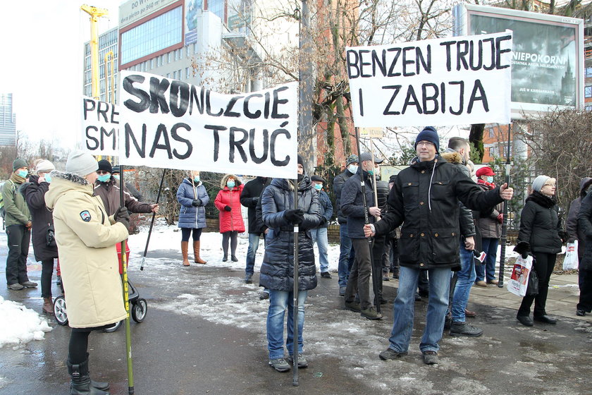 Protest mieszkańców Woli