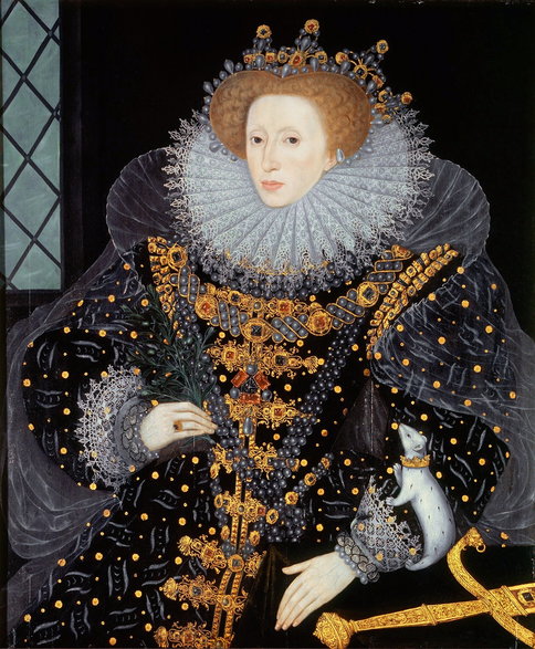 Elżbieta I z dumą eksponowała swoje rude włosy